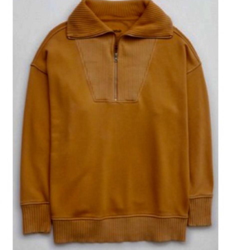 Aerie Down to Earth Quarter Zip
